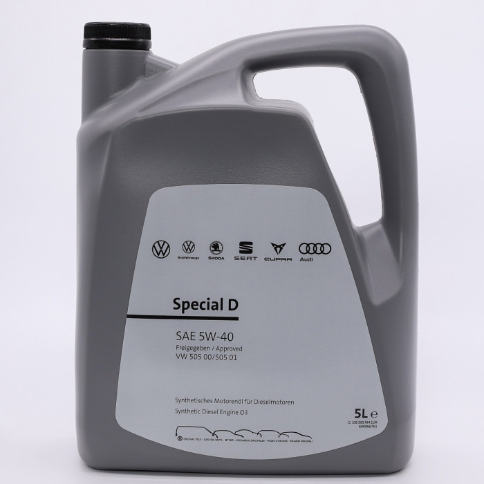 Олива моторна VOLKSWAGEN Special D 5W-40 5л.